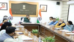 Shri Dharmendra Pradhan chairs a high- level review meeting focussing on mental wellness of students and zero tolerance towards discrimination