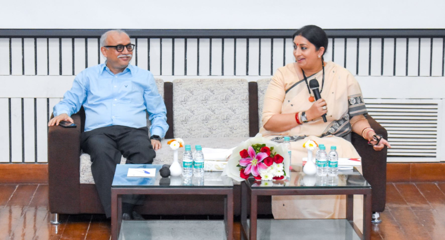 Union Minister Smriti Irani Presents Research Paper At IIM Udaipur