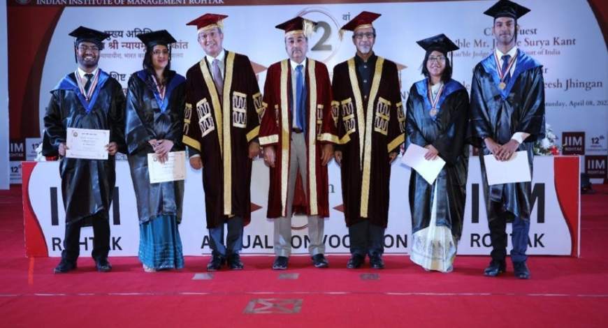 IIM Rohtak Hosts Convocation 2023