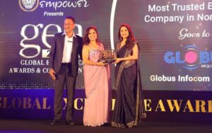 Globus Infocom Ltd. Wins Most Trusted Ed-Tech Company in North India Award